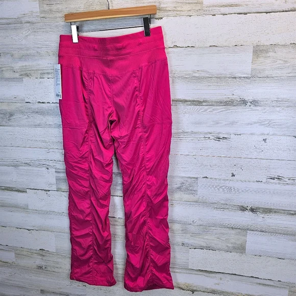 Lululemon Dance Studio Mid-Rise Pants Sonic Pink Size 10 Activewear Balletcore - Picture 5 of 16